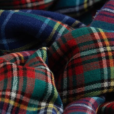 Tartan Silk Cashmere And Wool